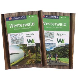 Wander/Radkarte Westerwald Nord und Süd Set